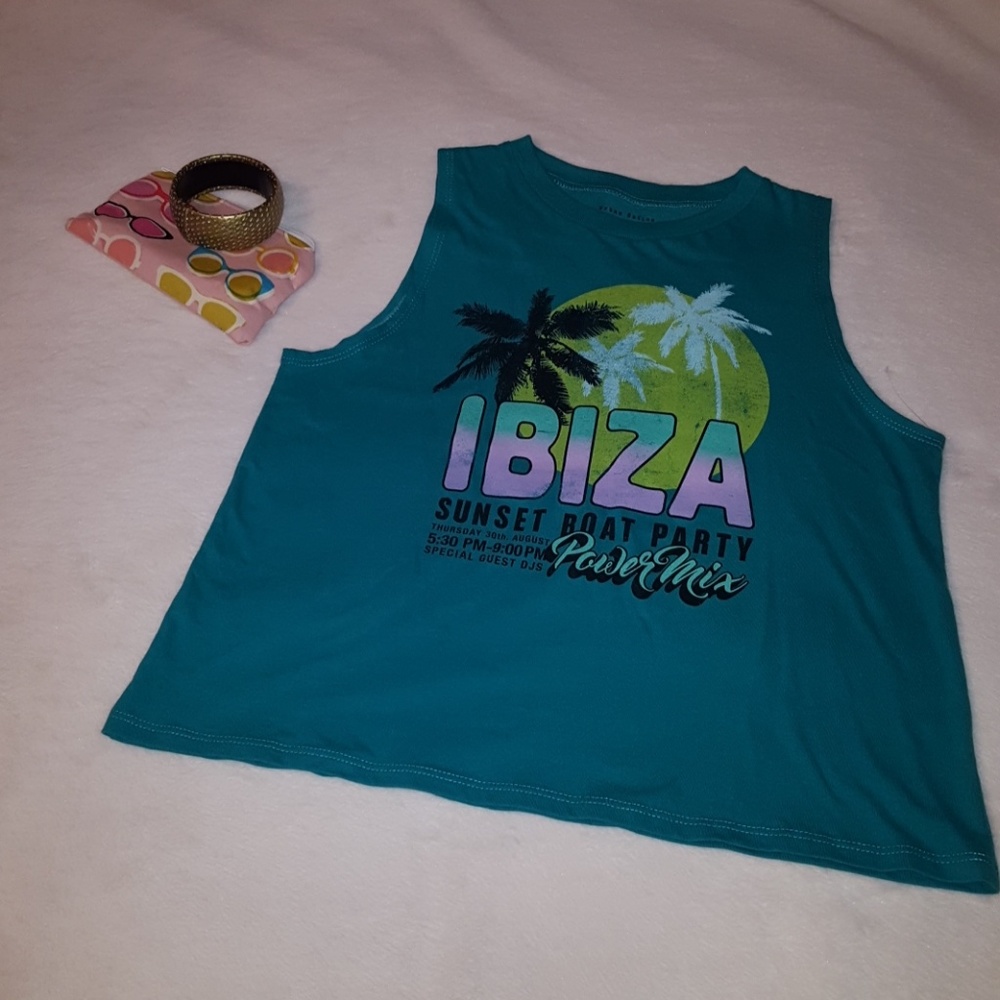 🖤 Ibiza Muscle crop top 🖤